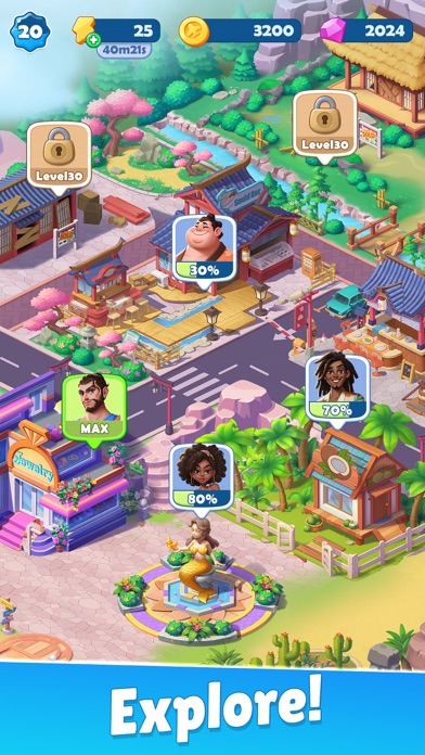 Tasty Travels: Merge Game Screenshot