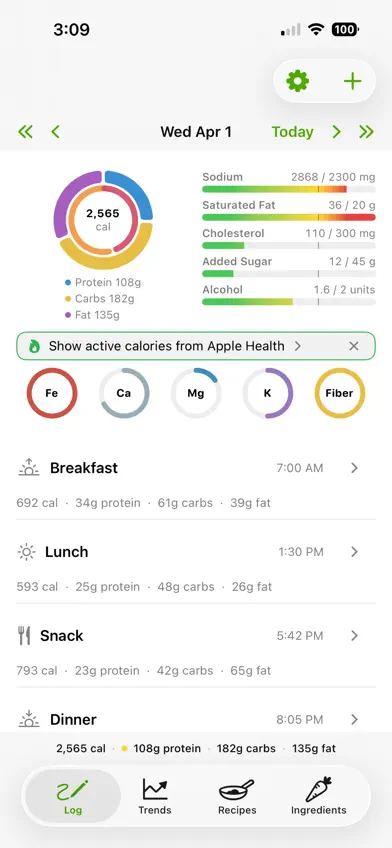 DailyRation screenshot 2