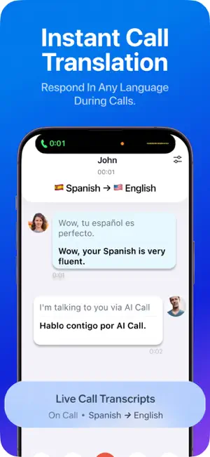 AI Call-Phone Call Translator screenshot 2
