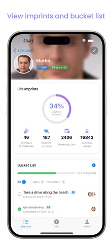 Life Line - Bucket List Screenshot 2 of 5