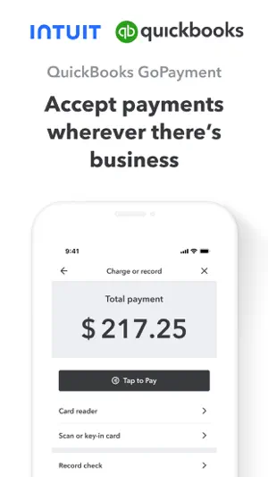 QuickBooks GoPayment POS screenshot 1