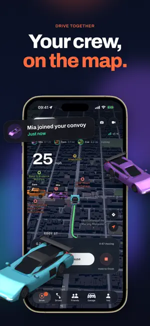 Tarmac: GPS Drive Tracker screenshot 1