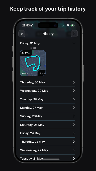 Bike Tracker - GPS, Ride, Trip Screenshot