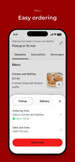 Eddys Chicken and Waffles screenshot 3