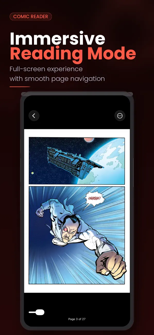 Screenshot #3 pour eComics: CBR CBZ Comic Reader