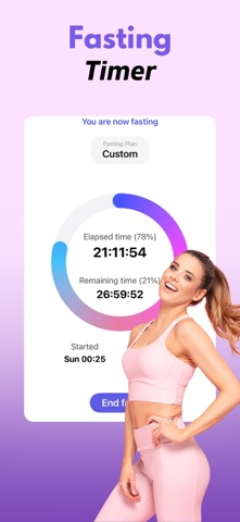 Fasting Timer Tracker: Fastora screenshot