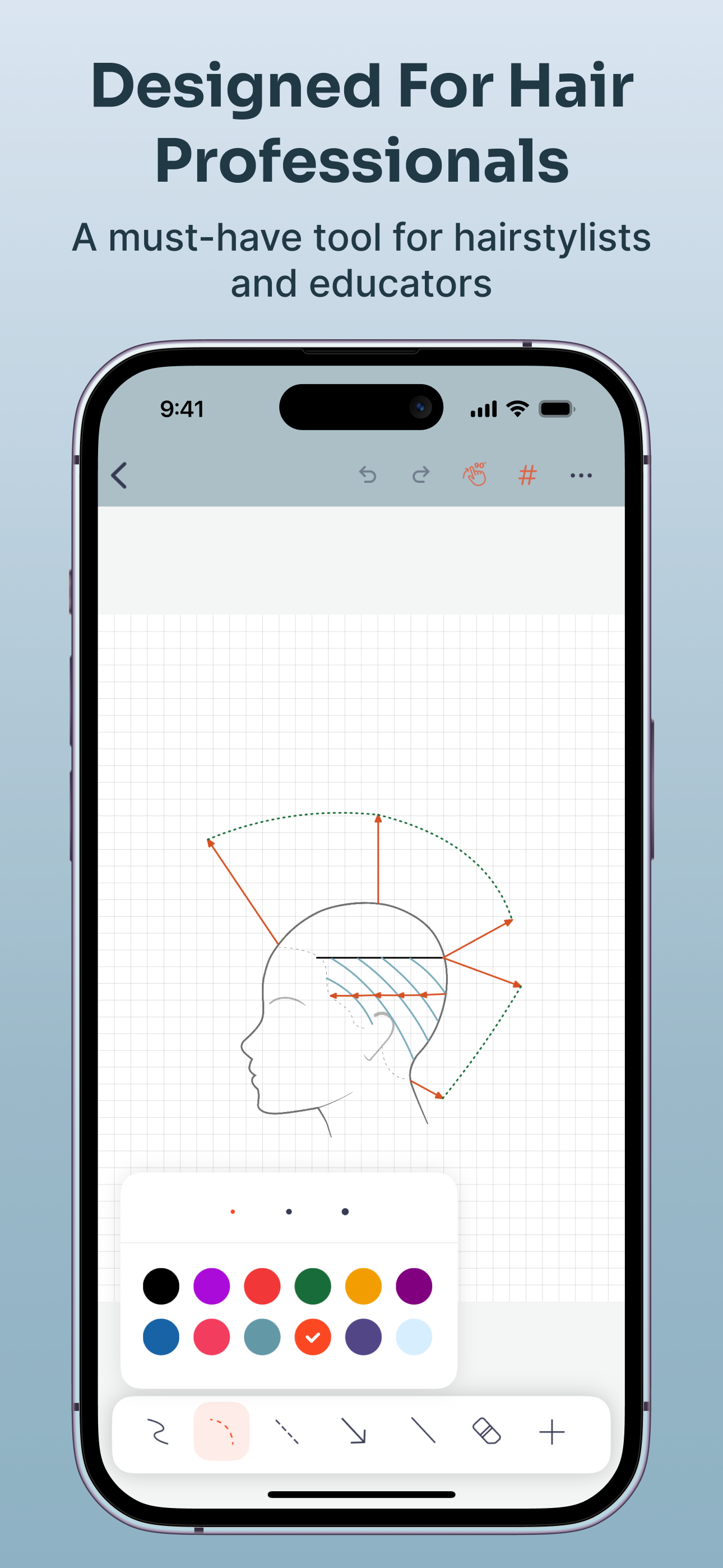Hairtechapp - Cutting Diagrams