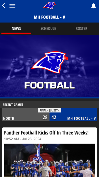 Mars Hill Bible Panthers Screenshot