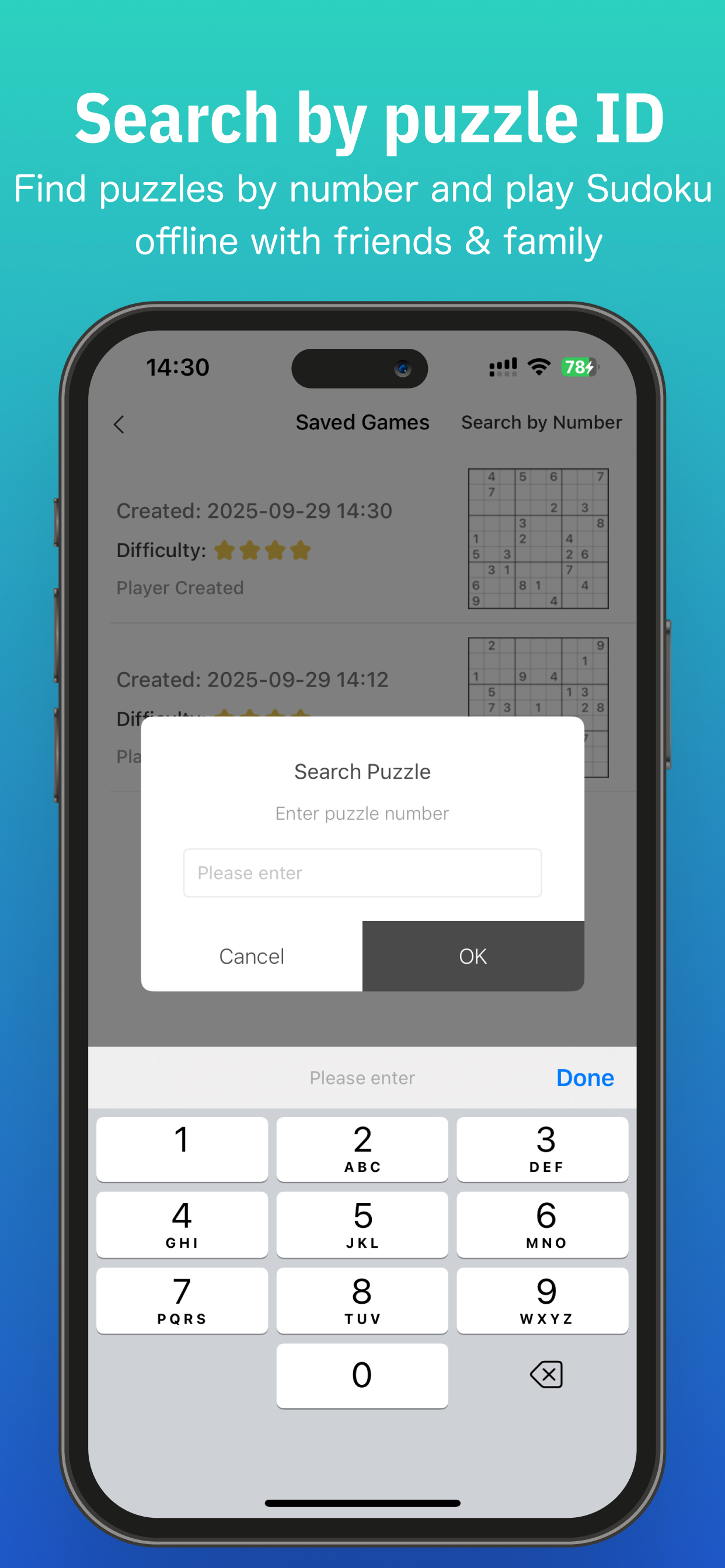 Sudoku — Multiplayer & Custom