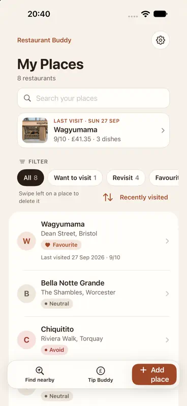Restaurant Buddy screenshot 6 of 8