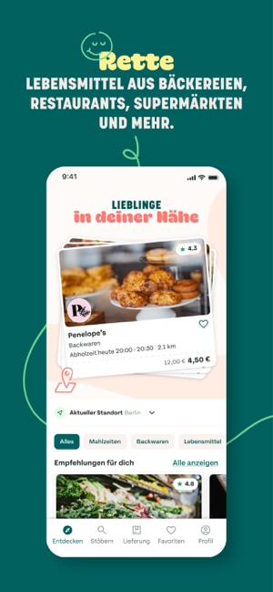 Too Good To Go: Essen retten Screenshot