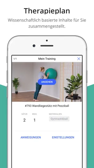 Screenshot von MEDICLIN Therapie auf dem iPhone 2