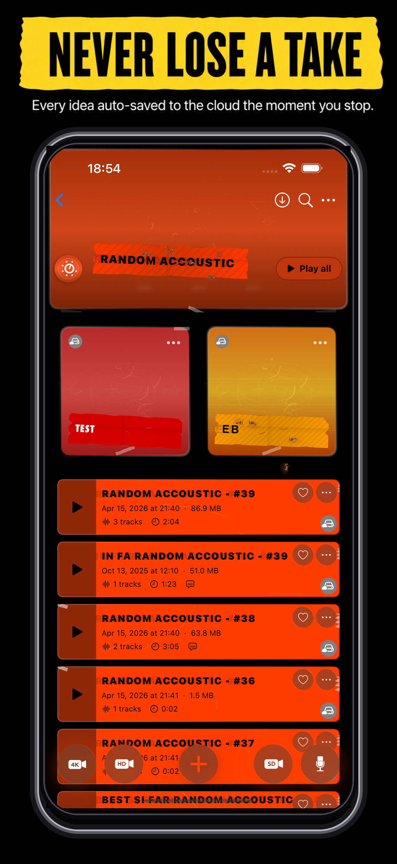 Songtake: Multitrack Recorder screenshot 3