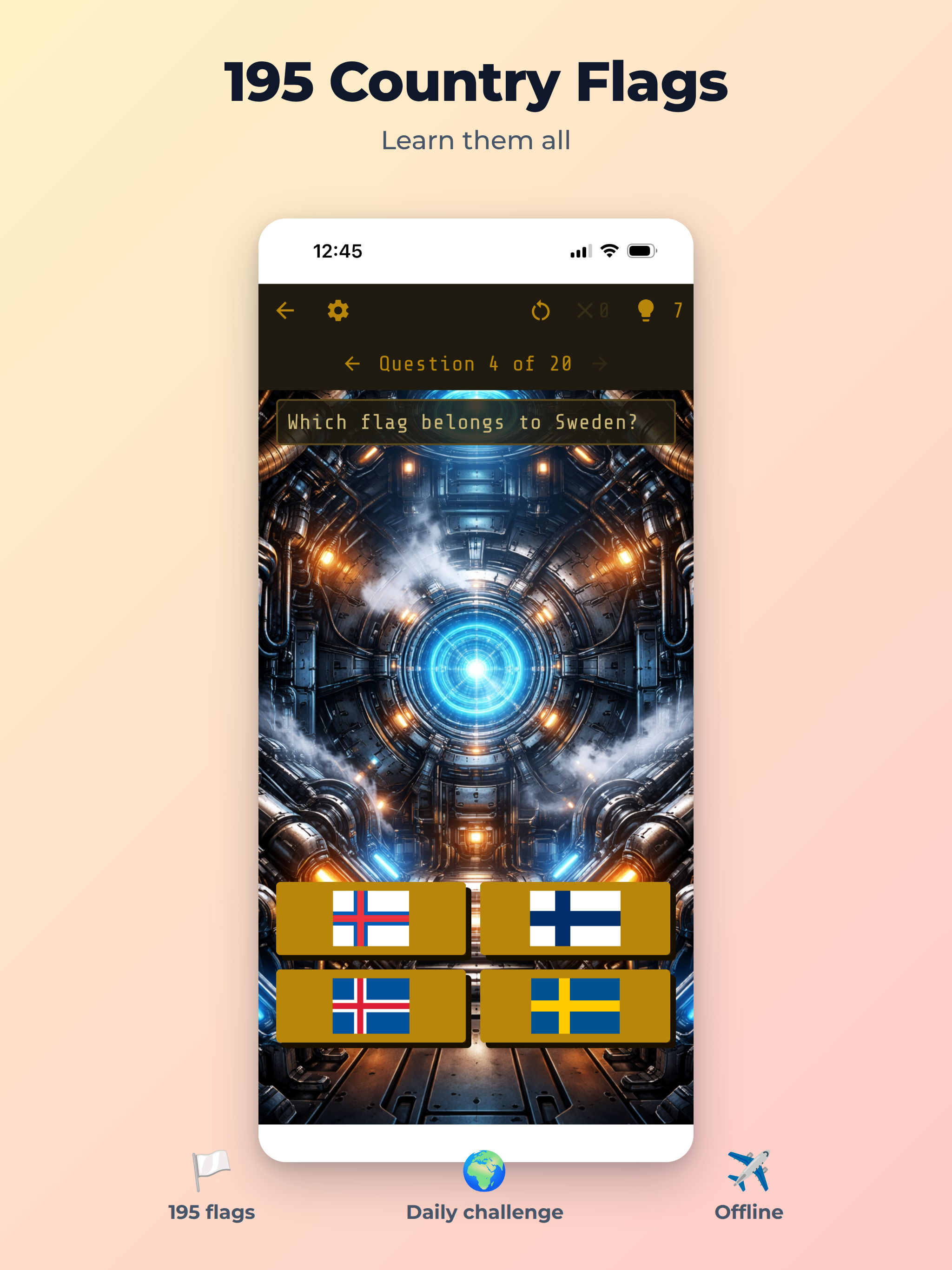Flag Quiz: Country & Capital screenshot 10