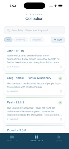 Scripture Practice Screenshot 1 of 3