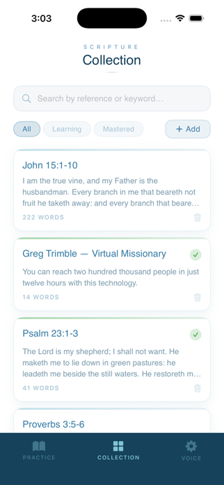 Scripture Practice Screenshot 1 of 3