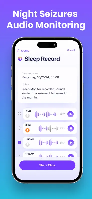 EpiCentr: Seizure Tracker screenshot 5 of 6