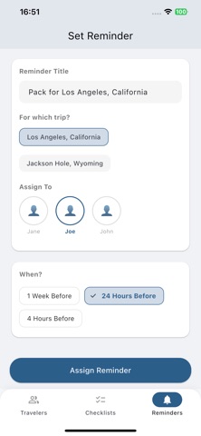 Traveler Checklist Screenshot 4 of 10