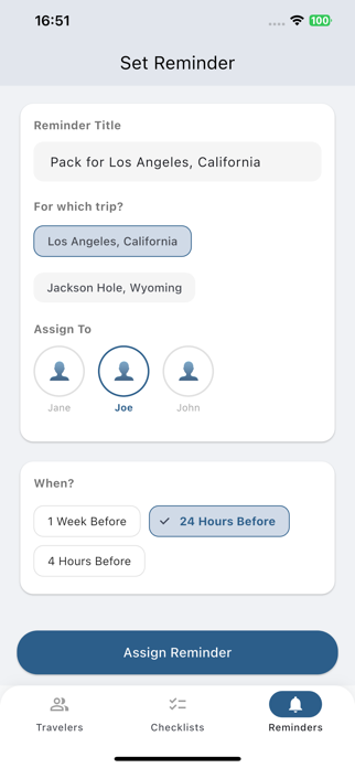 Traveler Checklist Screenshot 4 of 10