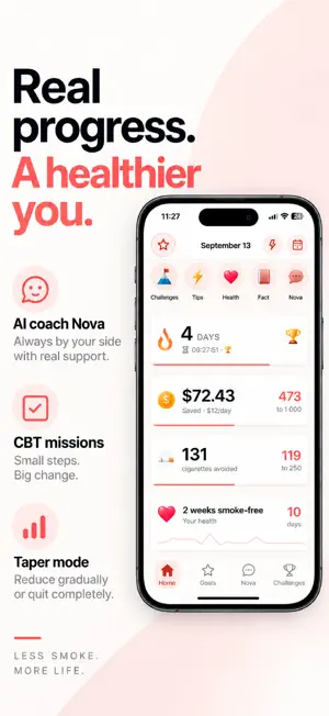 Quit Smoking & Vaping: Nova screenshot 1