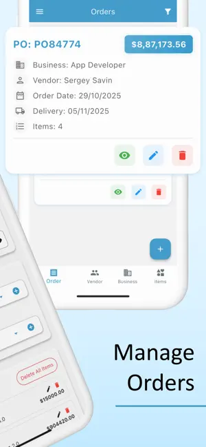 PO: Purchase Order Generator screenshot 2