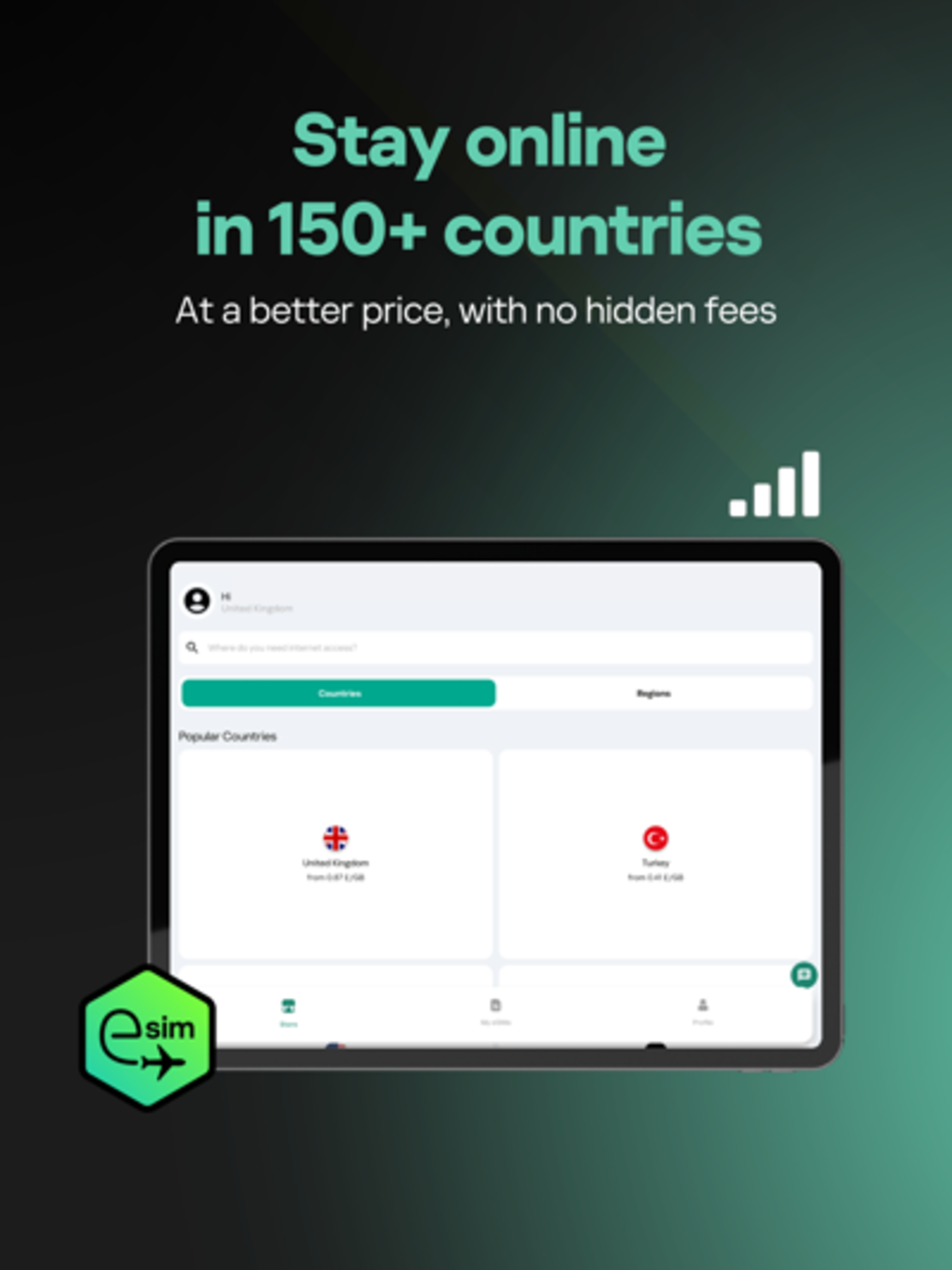 Kaspersky eSIM Store: Internet screenshot 7