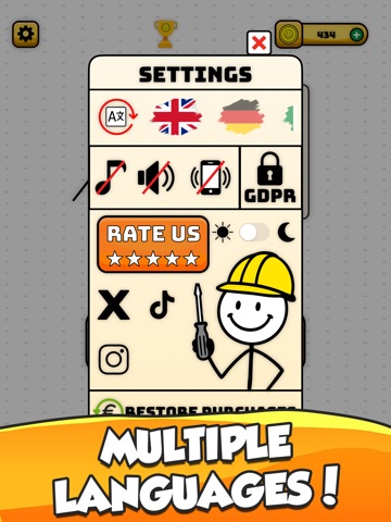 Hangman - Letter Duel iPad screenshot