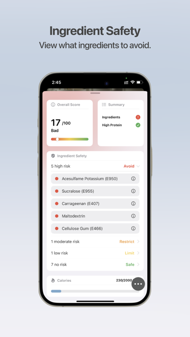 FoodIQ: Food Scanner Screenshot