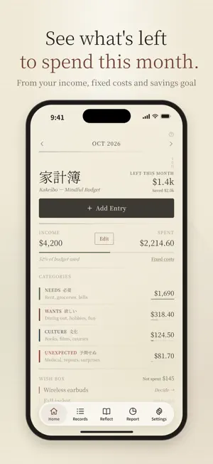 Kakeibo - Mindful Money Diary screenshot 3