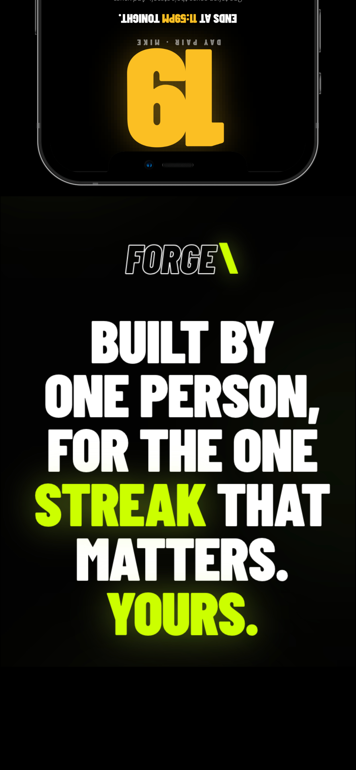 Forge: Daily Workout Streak
