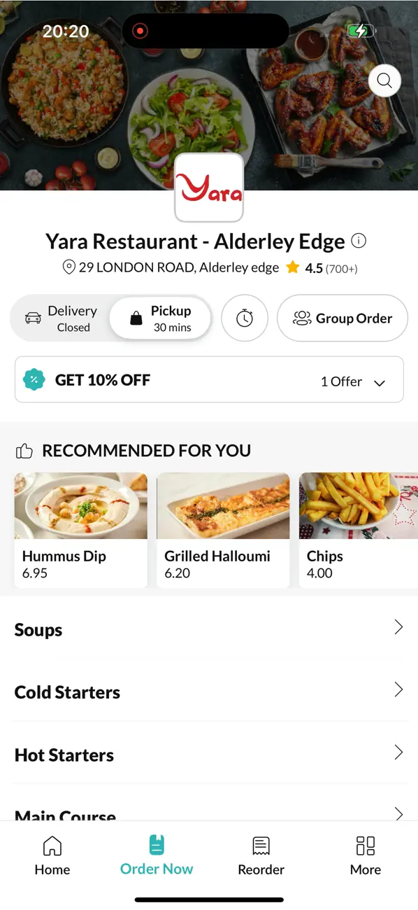 Screenshot #2 pour Yara Restaurant Alderley Edge