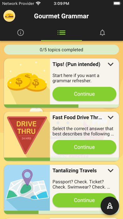 Gourmet Grammar Screenshot