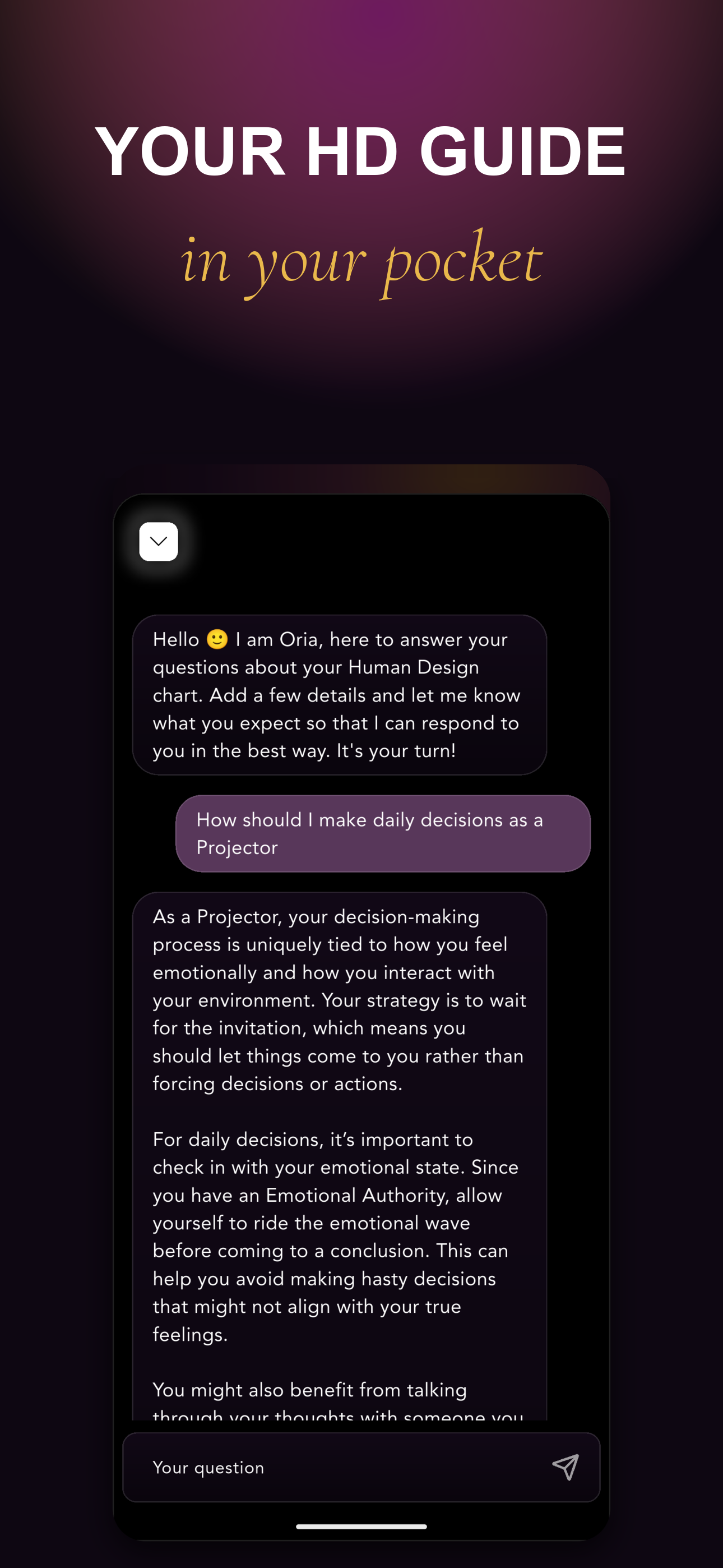 ORIA Human Design screenshot 3