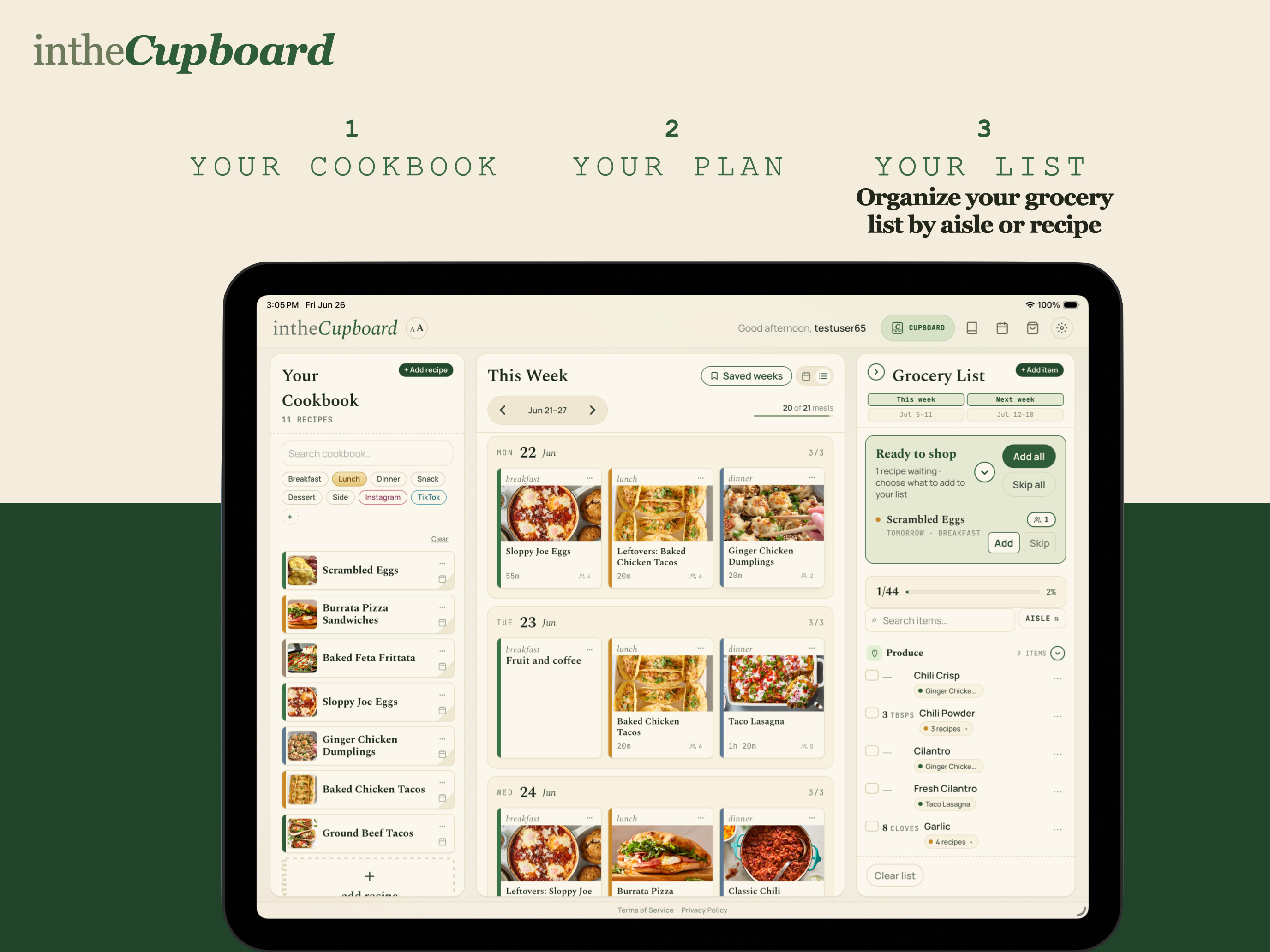 In the Cupboard: Meal Planner screenshot 11
