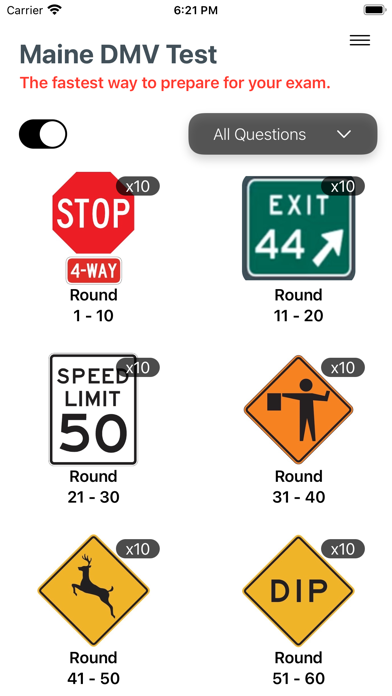Maine DMV Practice Test 2025 Screenshot