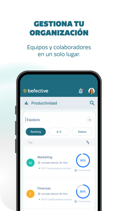 Befective: Work Intelligence screenshot