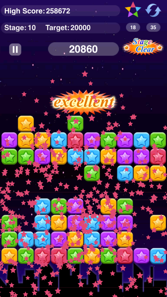 #2. Pop Star - Block Puzzle (iOS) 由: 冰 梁