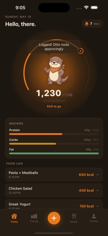 OttoFit: AI Calorie Tracker screenshot