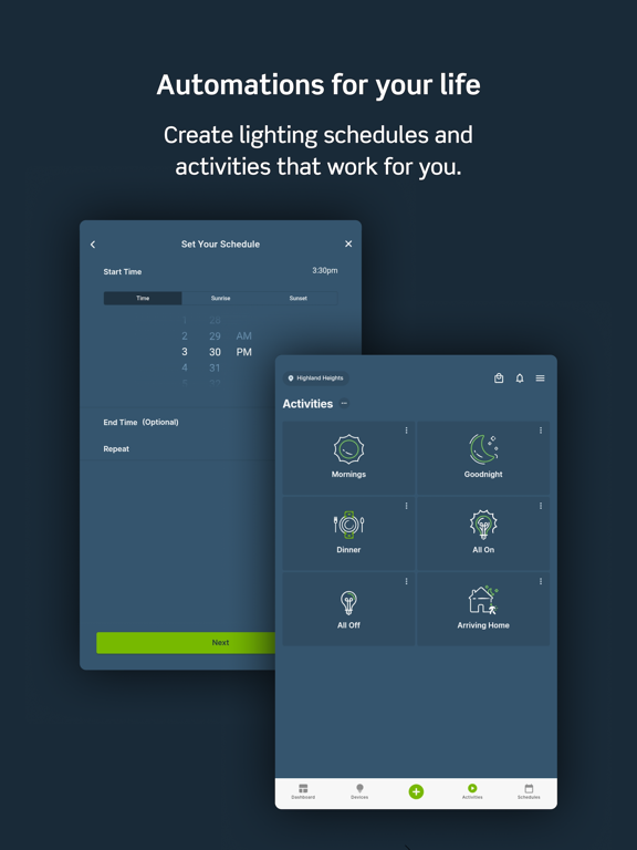 My Leviton iPad screenshot 4 - Utilities app