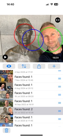 Face in Place – Photo Stack screenshot