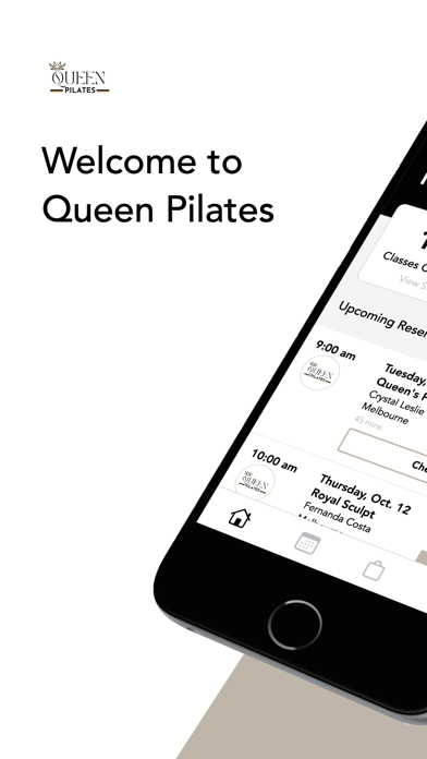 Queen Pilates iPhone screenshot 1 - Health & Fitness app