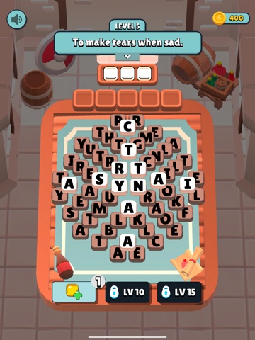Word Jam! iPad screenshot