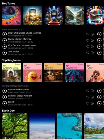 Ringtones for iPhone! (music) iPad screenshot 6