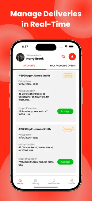 QuickZip Delivery screenshot 1