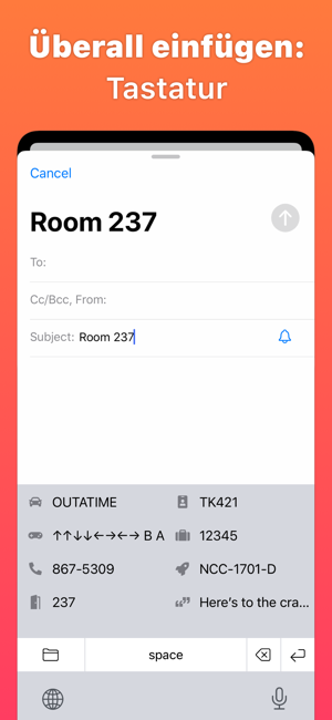 ‎Cheatsheet — Notizen-Widget Screenshot