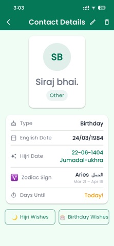 Waras Mubarak iPhone screenshot