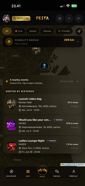 FESTA - Social Events & Venues screenshot 2