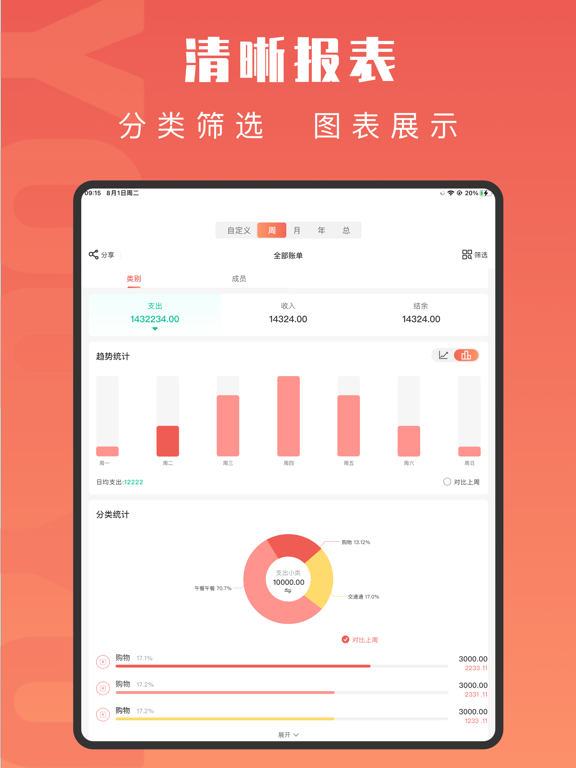 Screenshot #6 pour 有鱼记账-快速语音自动记账软件