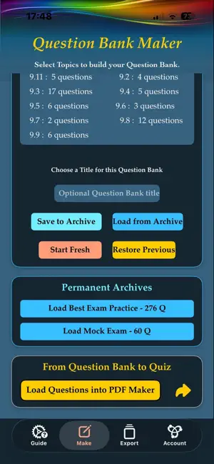 AP Chemistry Quiz & PDF Maker screenshot 4