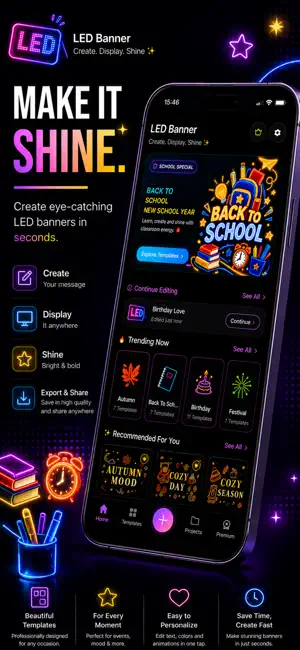 LED Banner Maker: Neon Scroll screenshot 3